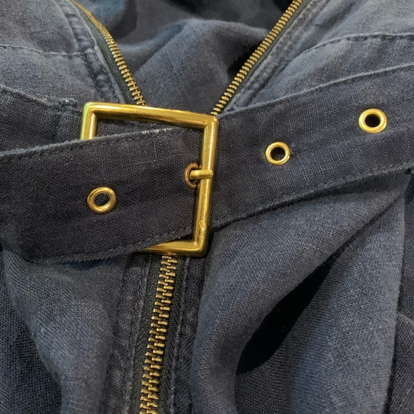 Navy Blue Romper with Gold Zippers by WEWOREWHAT size M ๐ฆ๐ฆ๐ฆ๐ฆ๐๐๐๐๐๐โค๏ธ - Picture 4 of 11